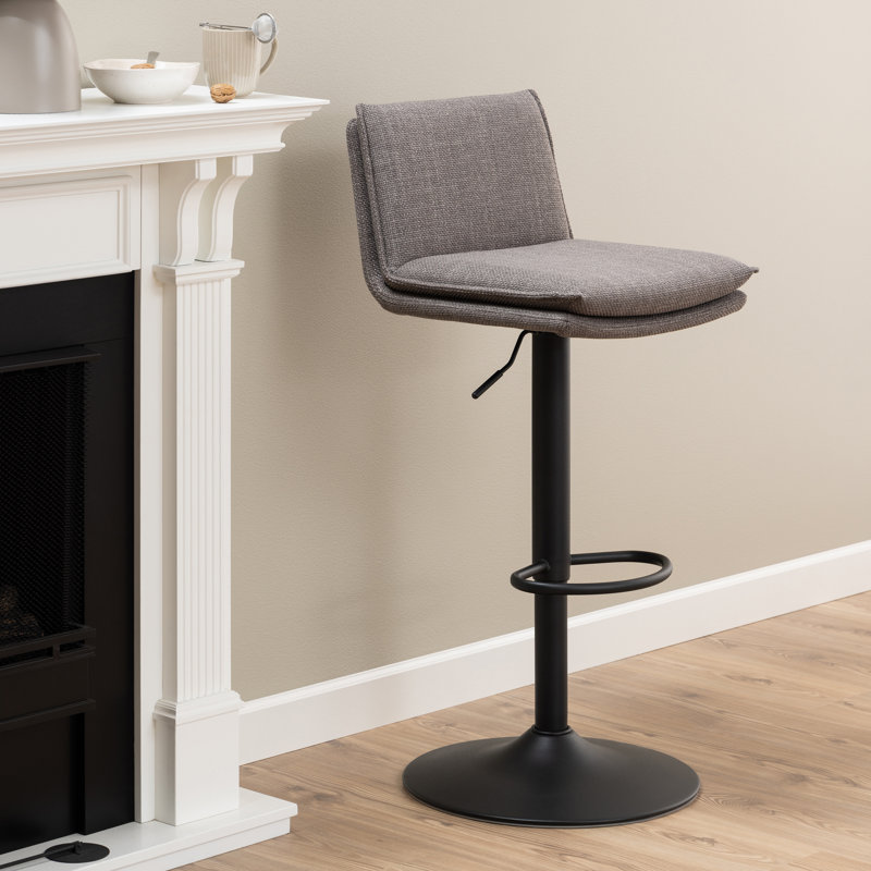 Bornier Upholstered Adjustable Height Counter Stool