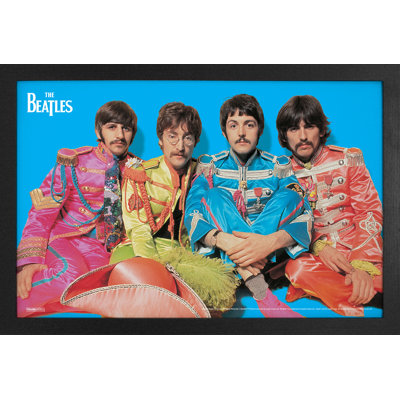The Beatles - Sgt Pepper (assis) 11 x 17, impression encadrée