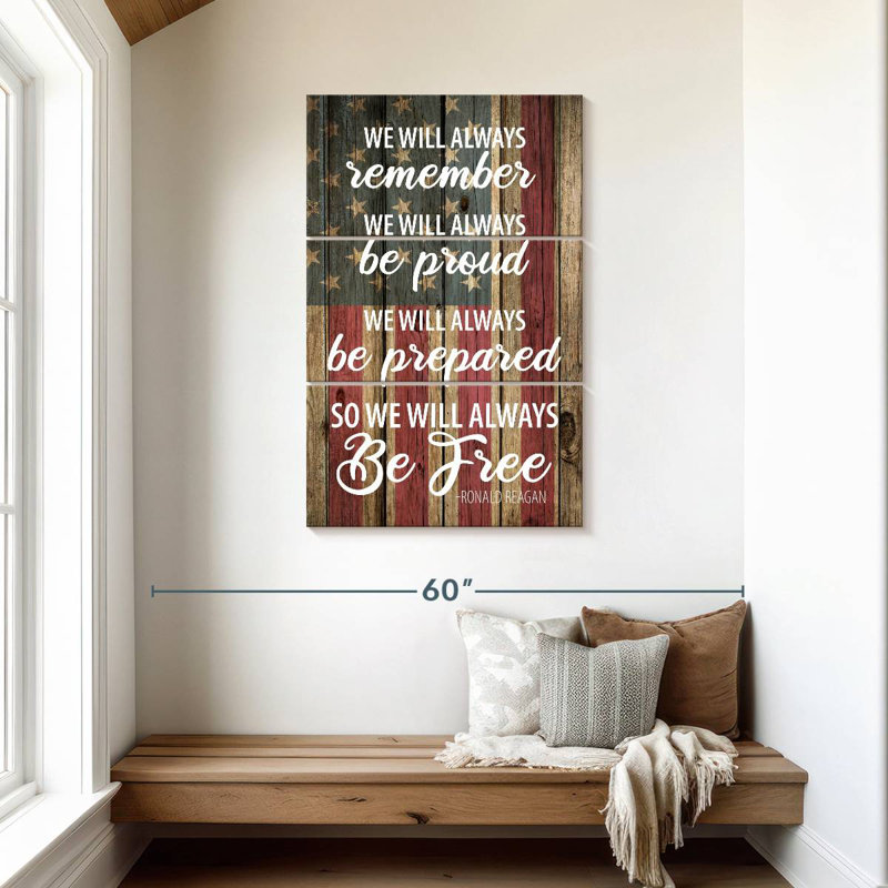 Lelend Be Free Patriotic, 45" H x 28" W