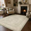 Abstract Cotton and Chenille Flatweave Area Rug-1843744767