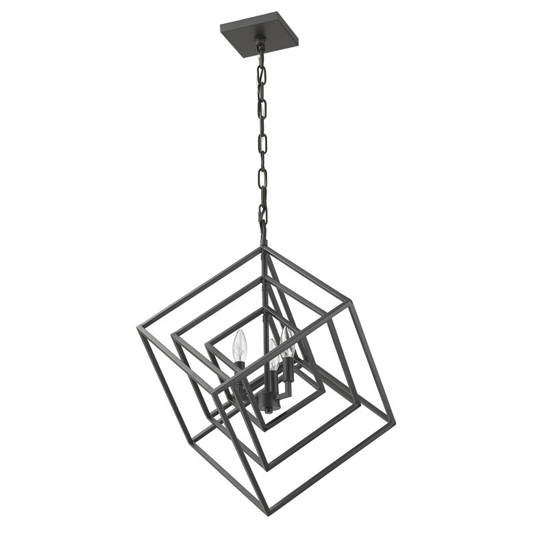 Lustre 3 lumières Harley-Rae, 3 lumières, 98.75" H x 23" W