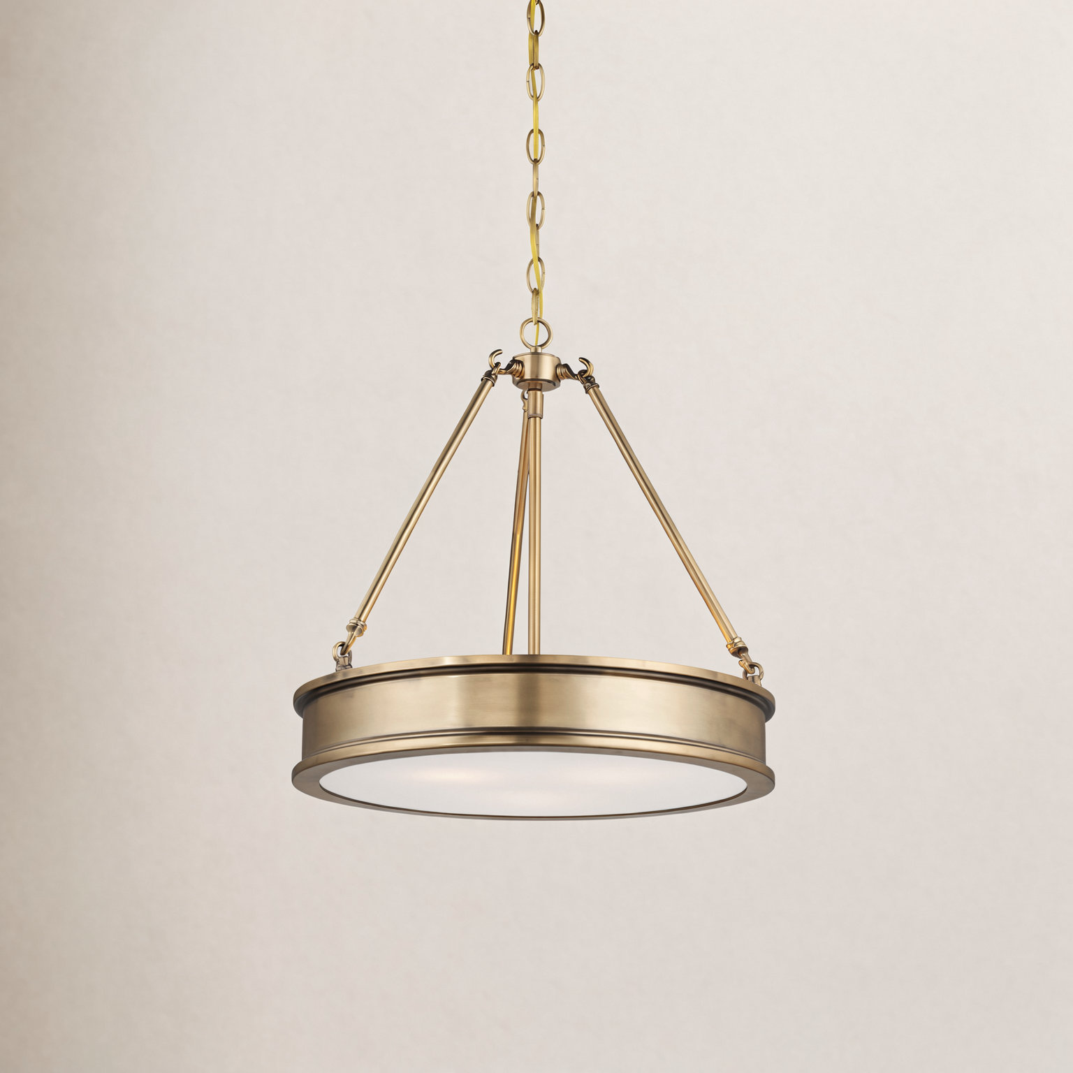 Everlee 3-Light Chandelier, Liberty Gold