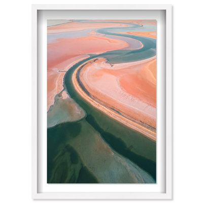 Peach Sand Print by Oliver Gal