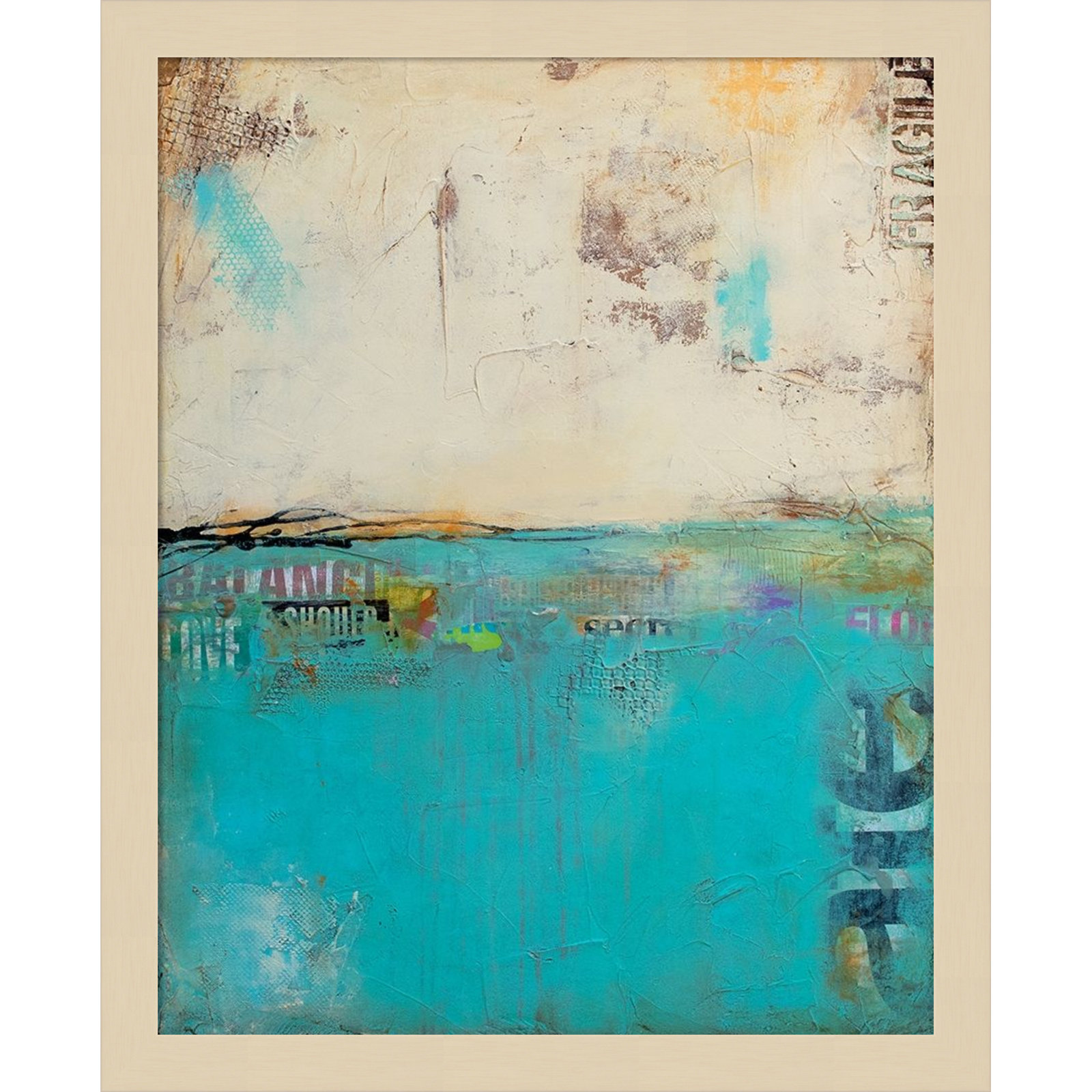 Urban Edge Print by Erin Ashley, 17" H x 14" W, Brown