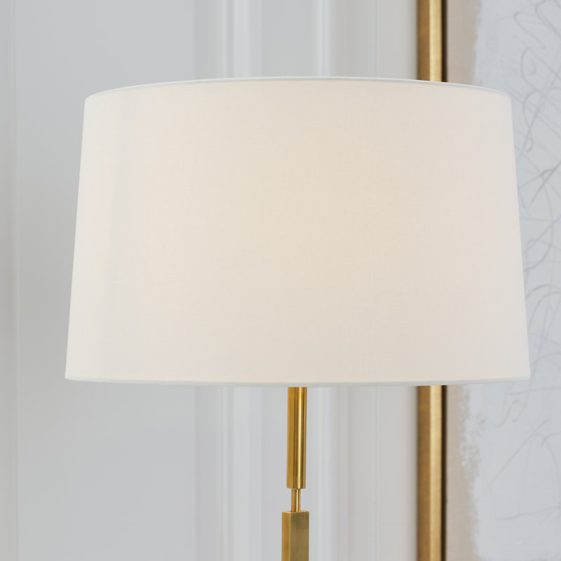 Cadmus Floor Lamp, Antique Brass