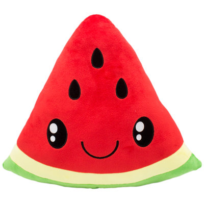  Watermelon - Coussins en peluche parfumés Gourmet - Coussins décoratifs, décoratifs, décoratifs pour chambre d'enfant