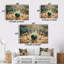 Savoie - ensemble d'art mural de quilles-107188381-107188383