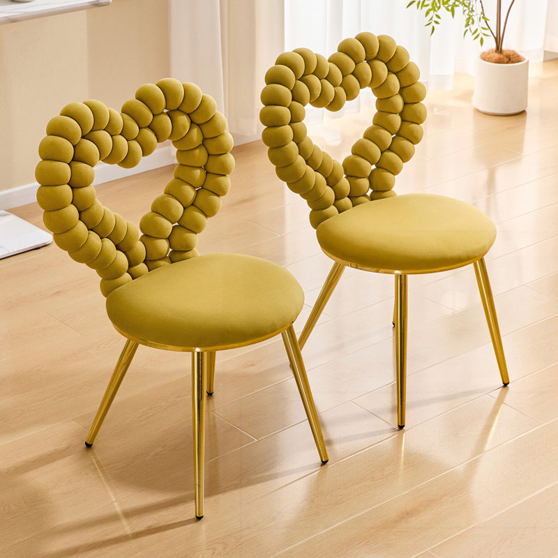 Chaise 2 pièces Heart Bubble, Jaune