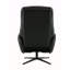 Fauteuil d'appoint pivotant avec repose-pieds Motion