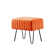 Fausse fourrure orange