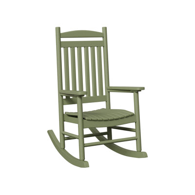 Casual Back Outdoor Rocker Chair