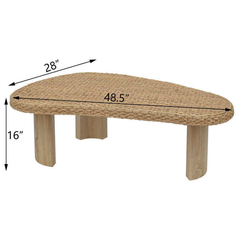 Table basse Fusion - Finition naturelle