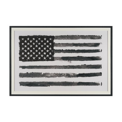 Oeuvre encadrée texturée et encadrée Liberty par Studio