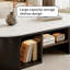 Table basse ovale en ardoise