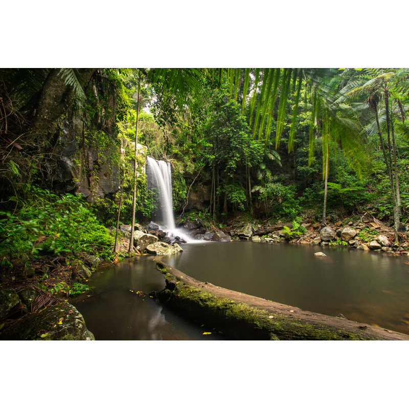 Curtis Falls In Mount by DarrenTierney - Wrapped Canvas Print, 30cm H x 46cm W