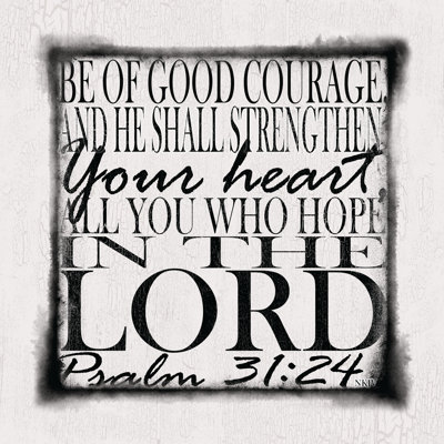 Good Courage 3 - Wrapped Canvas Print