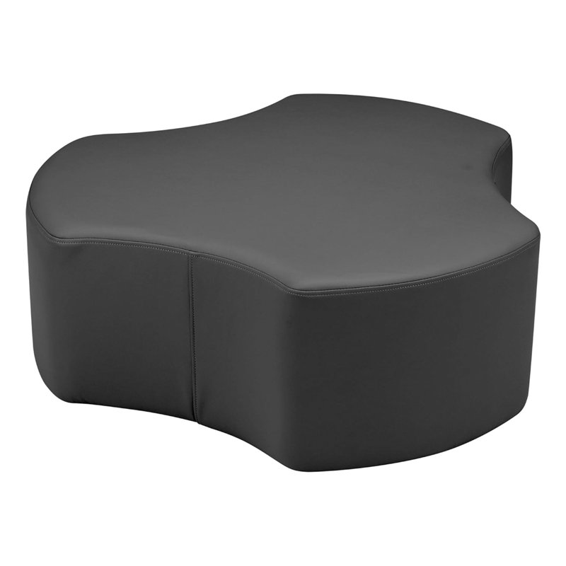 Repose-pieds rembourré Pro Series de 12 po de hauteur Pro Series, Noir