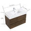 Ensemble de meuble-lavabo mural l 35,8 po Kengue-1006489935