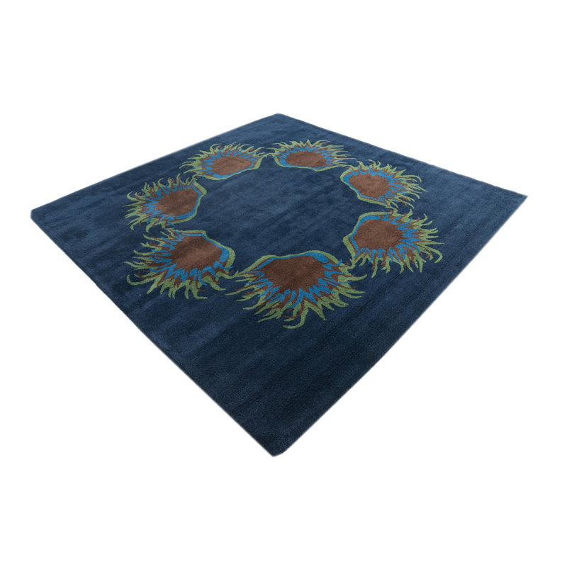 Tapis bleu marine Myrick
