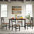4 - Person Four Leg Dining Set-1709719834