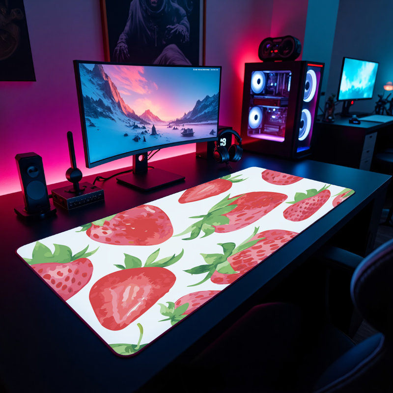 Polyester Desk Pad, 14.4x12.1