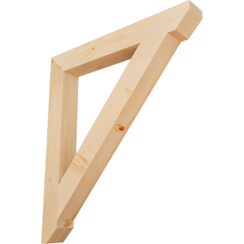Support lisse à lattes 3 1/2 "x P 32" x H 36 ", sapin Douglas, Sapin de Douglas, H 36 po x l 3,5 po x P 32 po