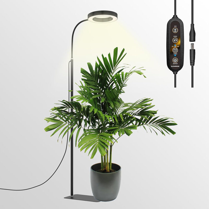 Lampe sur pied à DEL 20W à spectre complet avec support et hauteur réglable