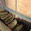 127cm W x 56cm D Solid Wood Log Store