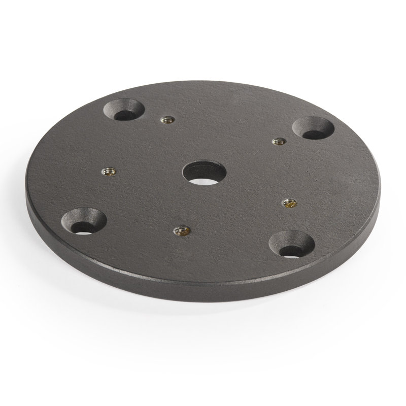 Steel Concrete Mount Umbrella Base, Charcoal