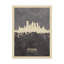 « pittsburgh pennsylvanie horizon gray », impression sur toile tendue-581500035