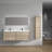 Seavy 59'' Double Bathroom Vanity with Acrylic Top-1828634188