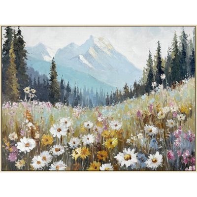 Daisy Peaks Canvas Wall Art