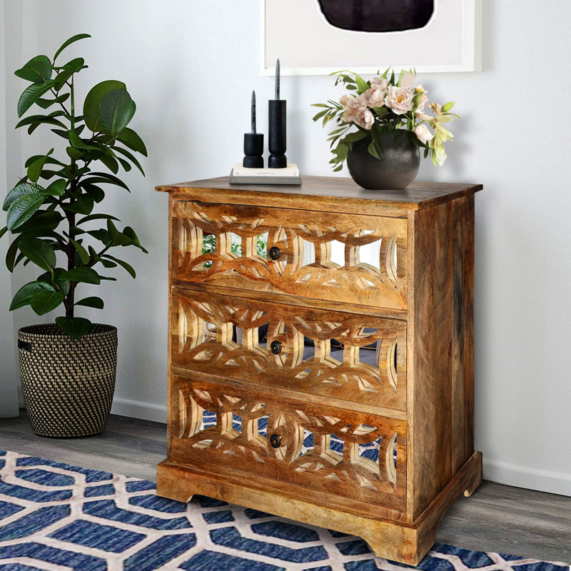 Commode décorative 3 tiroirs