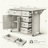 52-Inch Mobile Kitchen Island with Drop Leaf, Adjustable Shelf, and Ample Storage for Modern Kitchens.-718361998