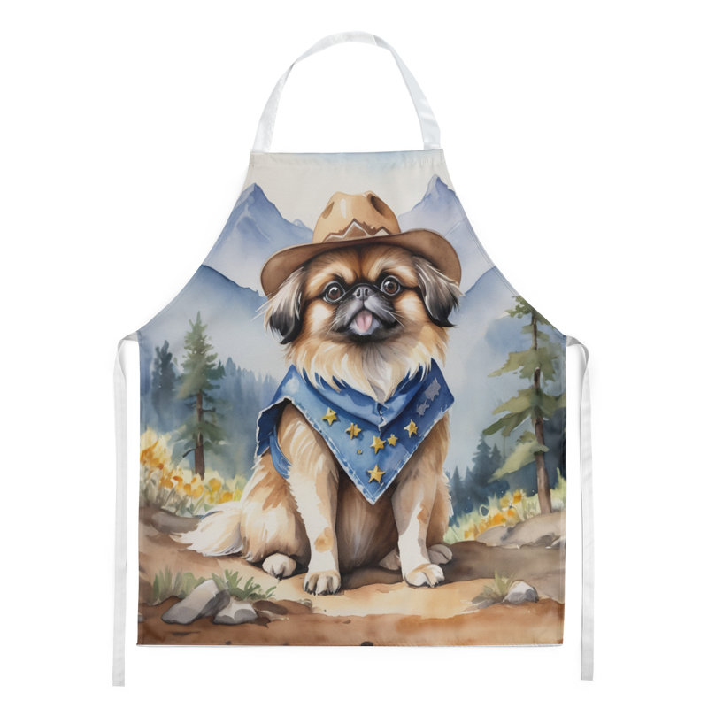 No Pattern Bib Apron