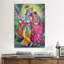 «Hindu», reproduction d'art sur toile tendue-74124958-74124956-74124957