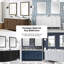 Ensemble de meuble-lavabo double 72 po avec miroir OVE Decors Tahoe-1596913059-1596913068