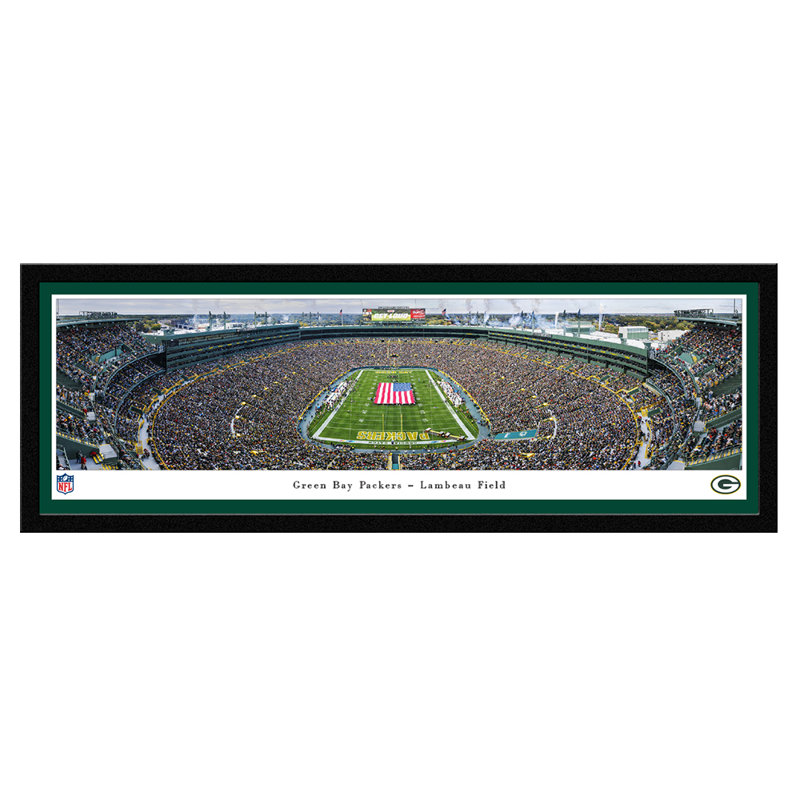 Green Bay Packers, End Zone - Select Frame