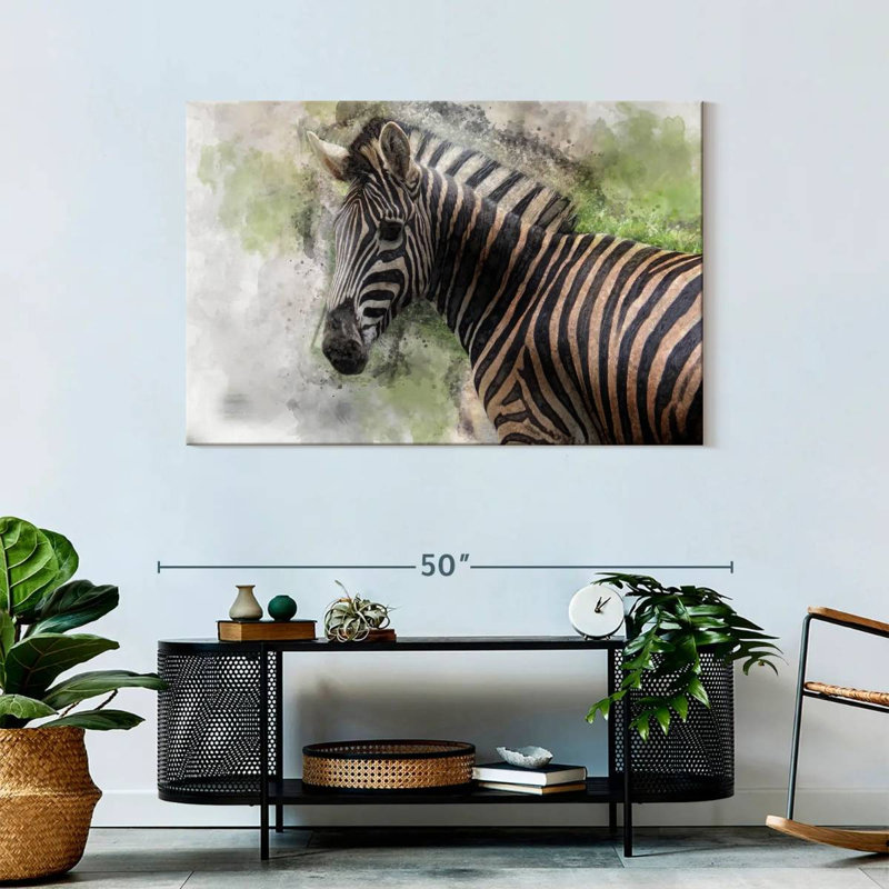 Brampt Magnificent Zebra, 30" H x 45" W