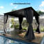 Outsunny Polyester Side Wall for Gazebo, Canopy-125039559