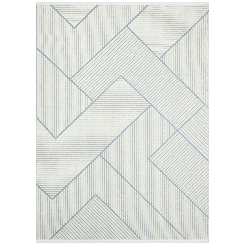 Bayuk Geometric Recycled P.E.T Indoor / Outdoor Area Rug, Rectangle 160 x 220cm