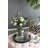 D5.9X11.8"H Fluted Accent Vases With Ribbed Design, Set Of 2