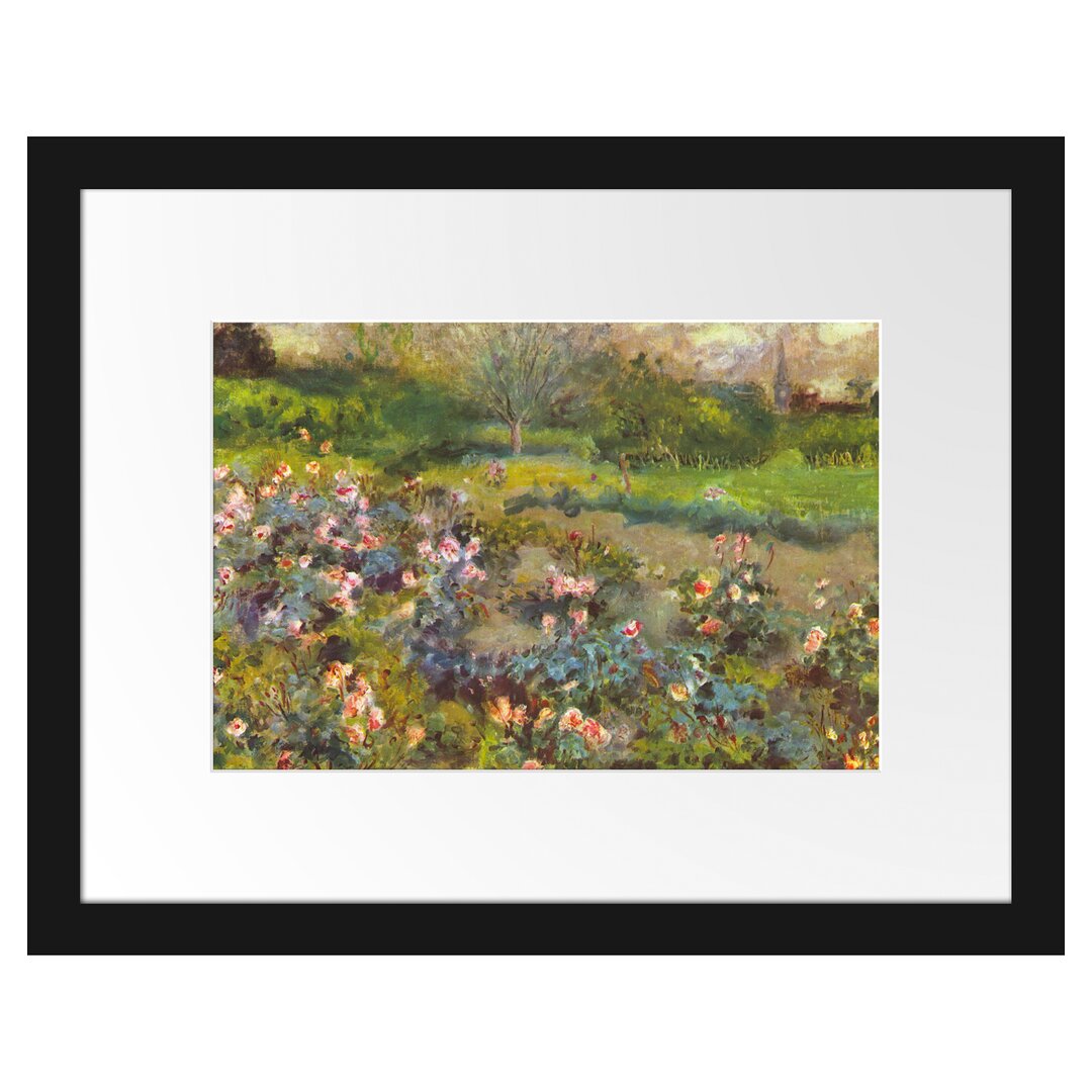 Gerahmter Kunstdruck Rose Grove von Pierre-Auguste Renoir