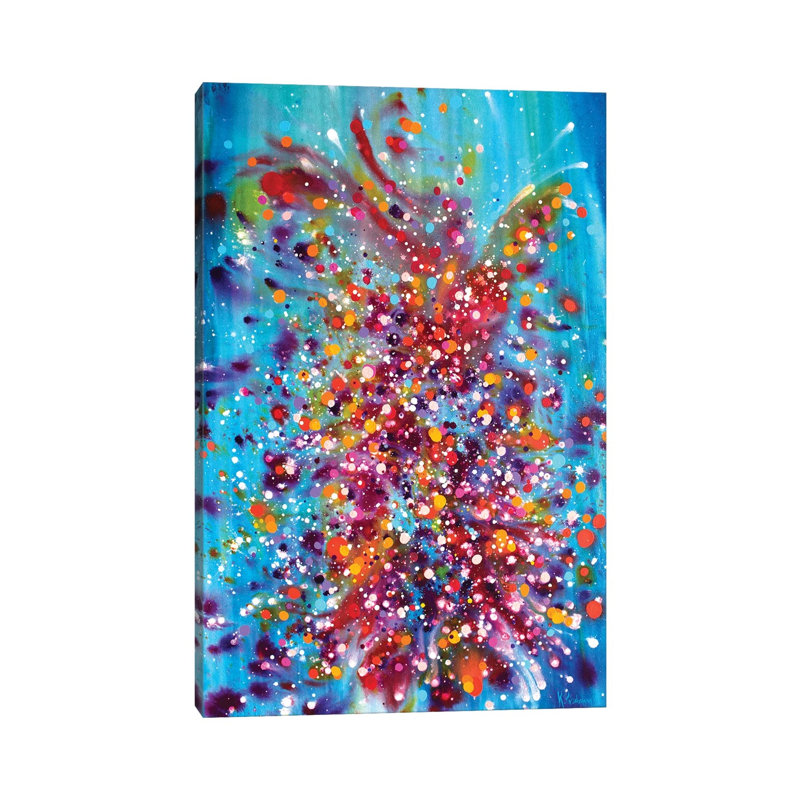 A Dance Between Time And Space by Kristen Pobatschnig - Wrapped Canvas Painting, 20.32 cm H x 30.48 cm W