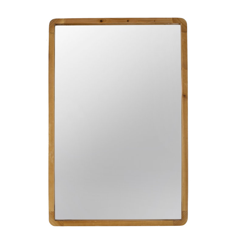 24"x36" Rectangle Wood Mirror