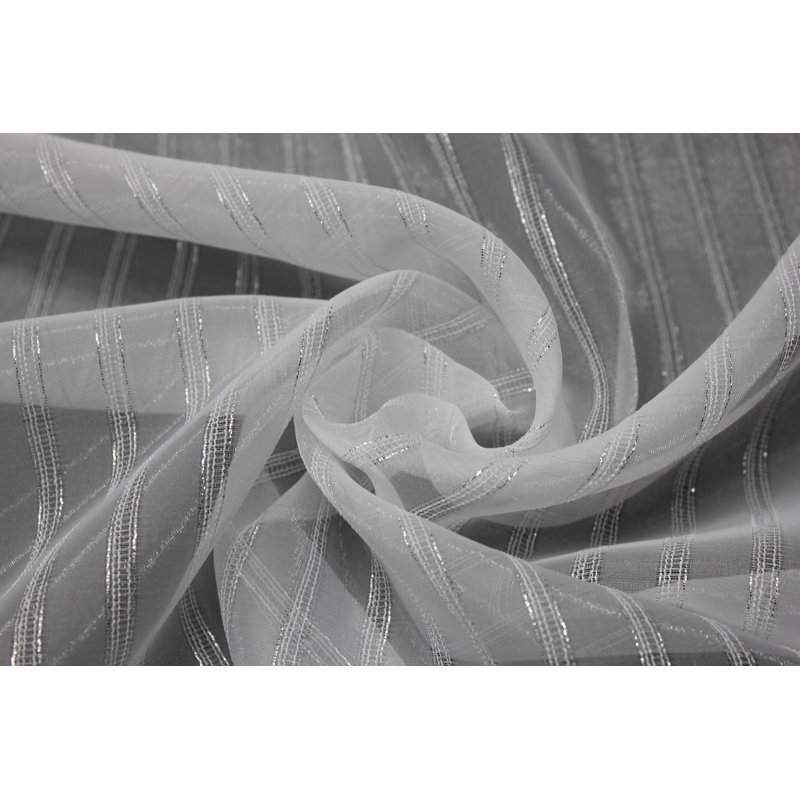 Horley Semi Sheer Curtain Single Panel, 450 W x 245 D cm