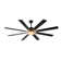 Synia 72" Dimmable Ceiling Fan with LED Light and Remote, 6-speed Reversible Fan