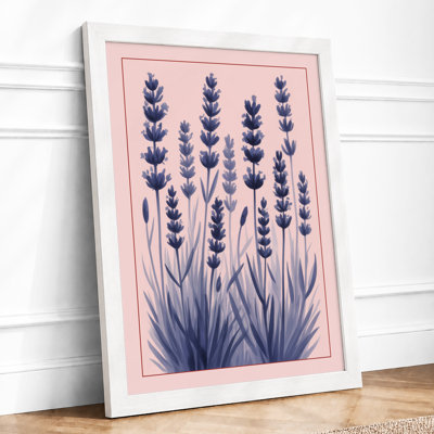 Lavender Study Botanical - Framed Print