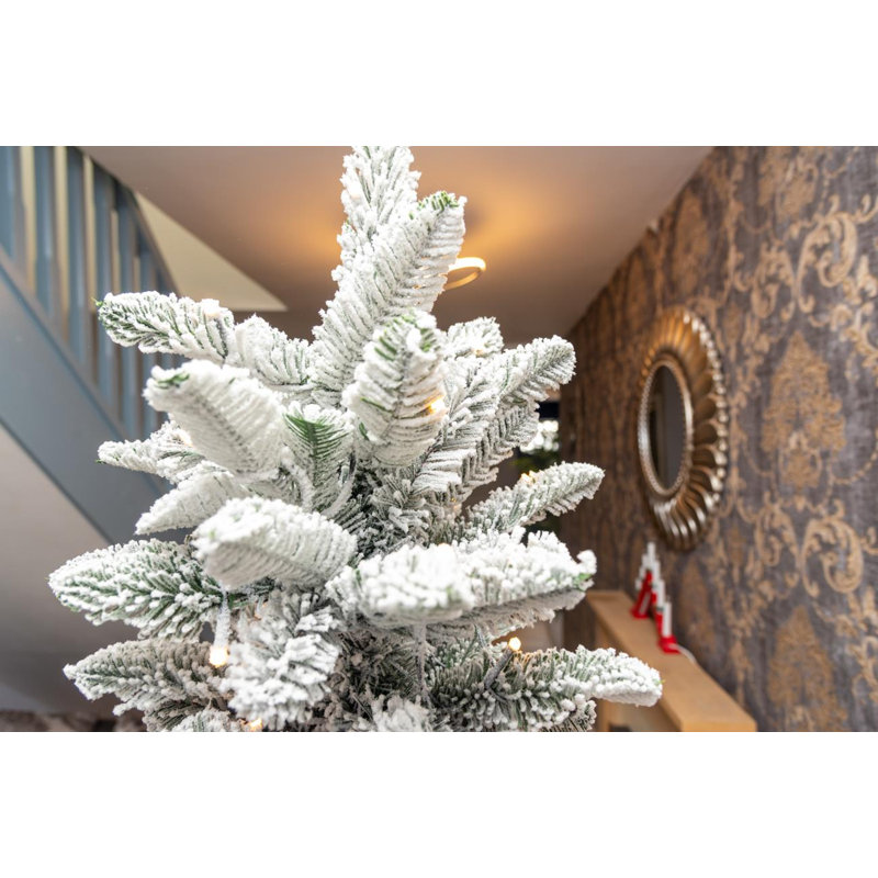 Lighted Artificial Christmas Tree, 8 ft.