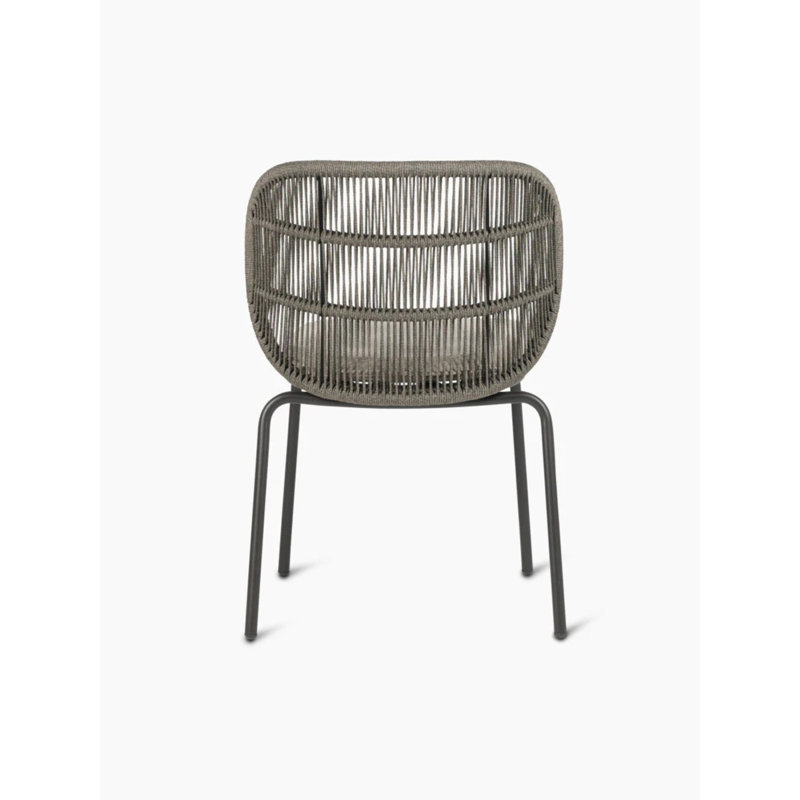 Kodo Outdoor Dining Side Chair, Fossil Gray